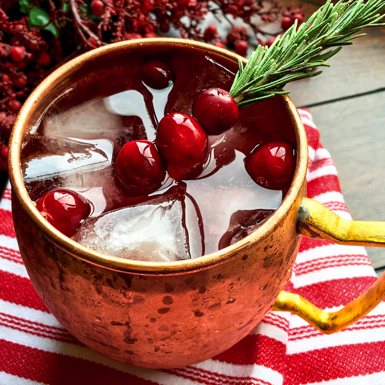 Cranberry Moscow Mule