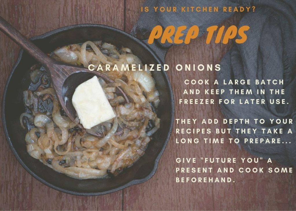 Tip Card - Caramelized onions