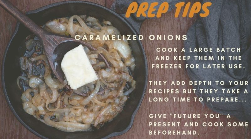 Tip Card - Caramelized onions