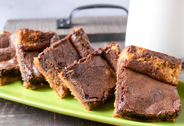 Chocolate Peanut Butter Brownies main