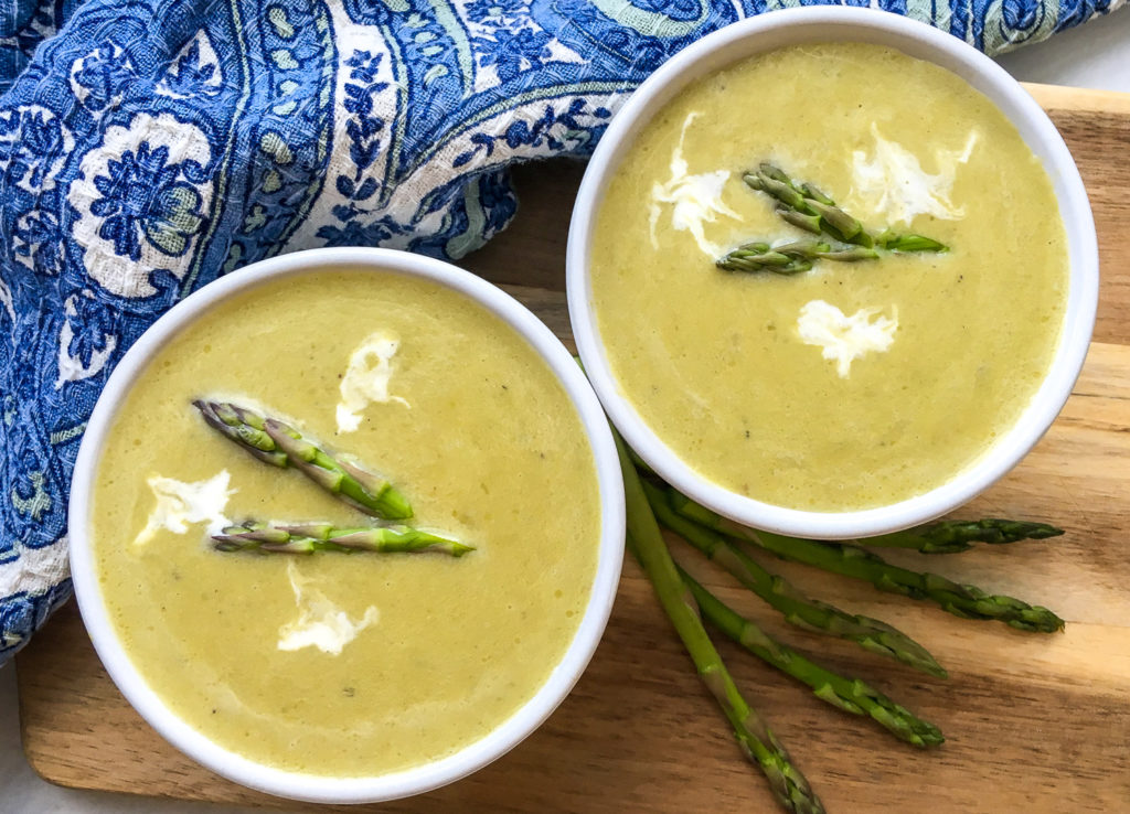 Instant Pot® Creamy Asparagus Soup