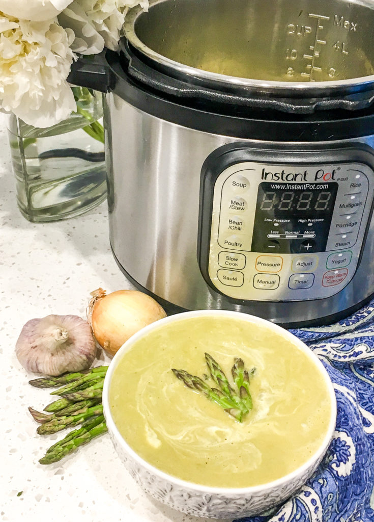 Instant Pot® Creamy Asparagus Soup